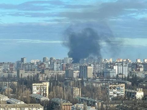 In the capital of Ukraine, Kyiv, a residential building was damaged by a missile attack