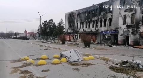 Journalists published a video from the village of Makariv, liberated from Rashists