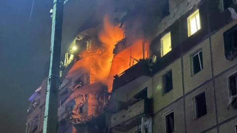 At this time, a rescue operation is still ongoing in Kryvyi Rih after a russian missile attack.