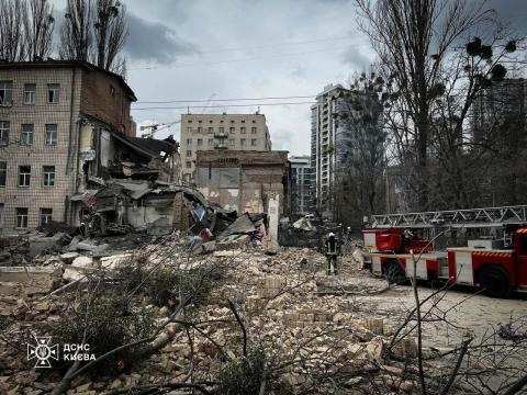 The enemy attacked Kyiv with two ballistic missiles from the temporarily occupied Crimea