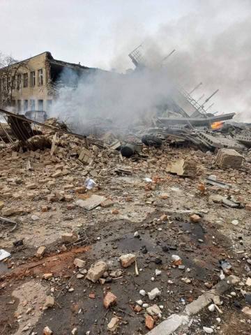 The russian occupiers destroyed Vinnytsia airport with 8 missiles