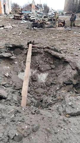 In the evening of March 6, the cities of Korosten, Malyn, and Ovruch were destroyed by bombing