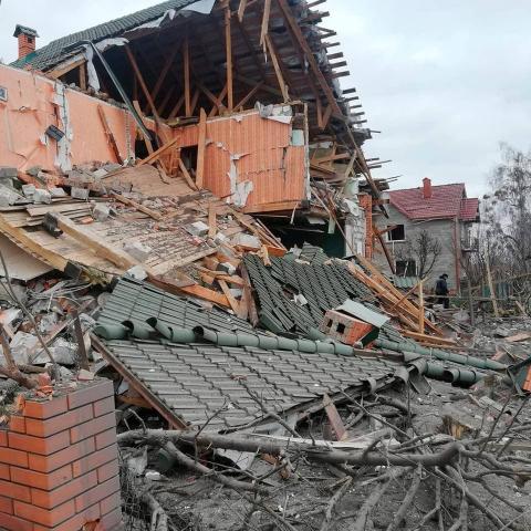In the evening of March 6, the cities of Korosten, Malyn, and Ovruch were destroyed by bombing