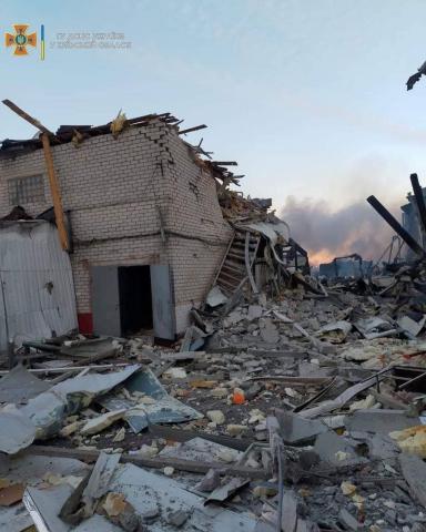 Kyiv region March 12 with. Gogol, Brovary district, was hit by a missile strike