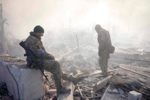 Yesterday orcs with a rocket hit our sleeping soldiers, rescue operation still goes
