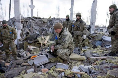 Yesterday orcs with a rocket hit our sleeping soldiers, rescue operation still goes
