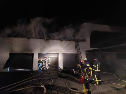 In Kiev as a result of hit of the remains of the shot down rocket there was a fire on the territory of the private estate