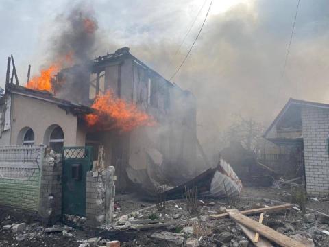 On March 27, Russian troops struck residential buildings in one of the settlements in the Bucha district