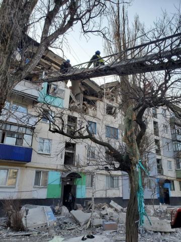In the morning, Lysychansk was startled by intense shelling