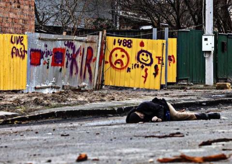 British Foreign Secretary Liz Trass reacted to the horrific photos of tortured Ukrainians