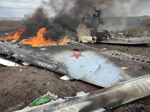 In the Kharkiv region, Ukrainian air defenses shot down another plane of the occupiers