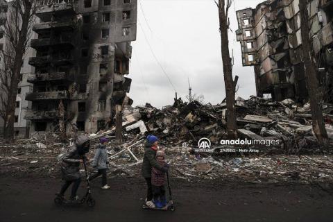 This is how Borodianka looks like today after being freed from the Rashists
