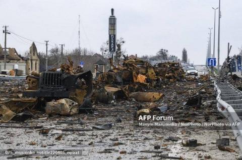 This is how Borodianka looks like today after being freed from the Rashists