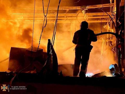Odesa region: fires caused by enemy rocket fire have been eliminated