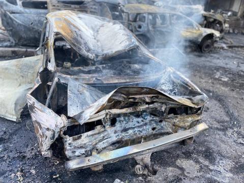 Rocket attack in Vinnytsia. Previously, 3 rushist rockets were aimed at a building with office premises