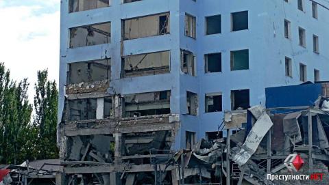 The consequences of the night shelling of Mykolaiv were shown in the President's Office