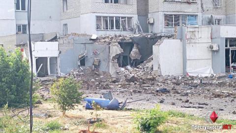 The consequences of the night shelling of Mykolaiv were shown in the President's Office