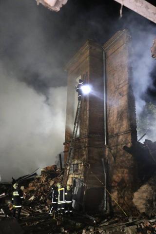 In Kharkiv, rescuers contained a fire in a residential building fired upon by the rushists