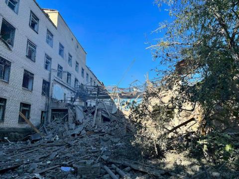 In Kramatorsk, the occupiers destroyed the building of a psychiatric hospital