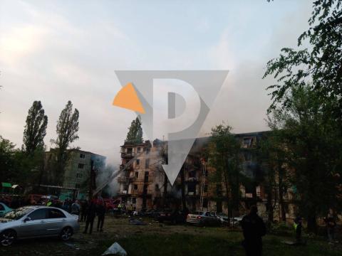 Massive missile attack on Kryvyi Rih