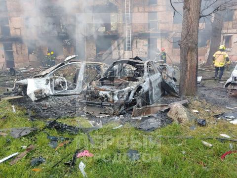 Massive missile attack on Kryvyi Rih
