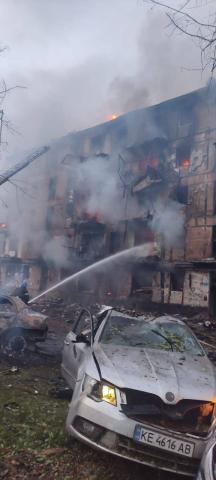 Massive missile attack on Kryvyi Rih