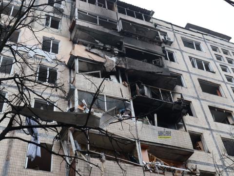 Kyiv. Tonight, the Rashists launched a massive rocket attack on the capital