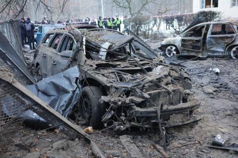 Kyiv. Tonight, the Rashists launched a massive rocket attack on the capital