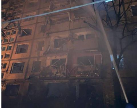 Kyiv. Tonight, the Rashists launched a massive rocket attack on the capital