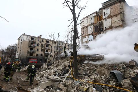 The rescue operation continues after another Russian attack against our cities and people