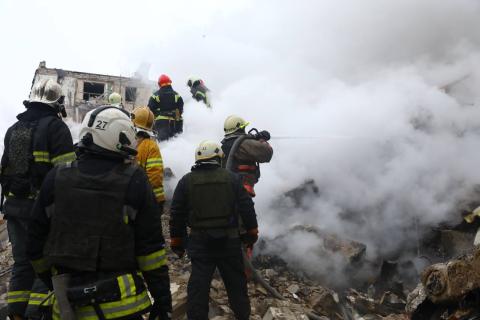 The rescue operation continues after another Russian attack against our cities and people