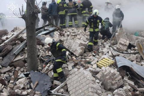 The rescue operation continues after another Russian attack against our cities and people