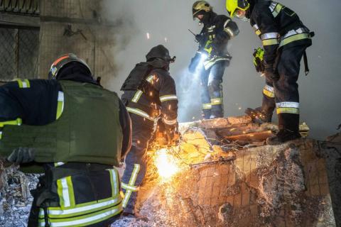 Odesa. The liquidation of the consequences of an enemy attack on a residential building is ongoing.