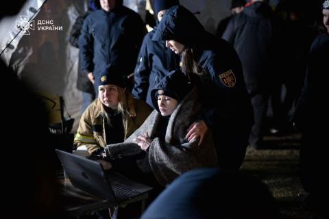At this time, a rescue operation is still ongoing in Kryvyi Rih after a russian missile attack.