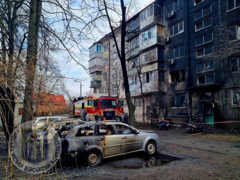 Massive missile attack on Kyiv: at least 10 injured.