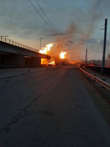 Consequences of the attack on the Dnipro HPP