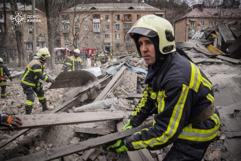 The enemy attacked Kyiv with two ballistic missiles from the temporarily occupied Crimea
