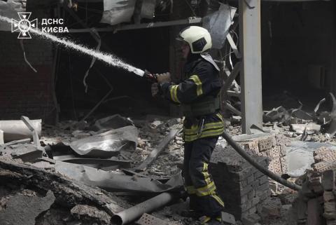 Russian terrorists have once again massively attacked Ukraine with missiles