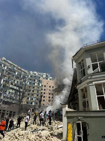 Russian terrorists have once again massively attacked Ukraine with missiles