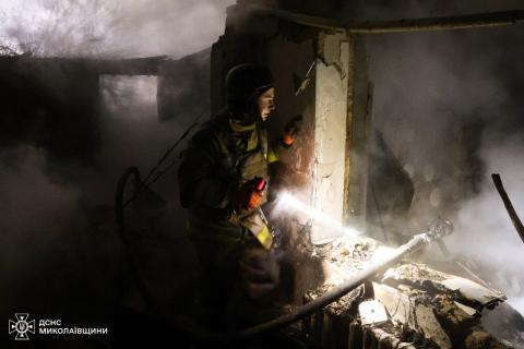 Five Killed in Mykolaiv as Rescuers Continue to Tackle Aftermath of Enemy Attack
