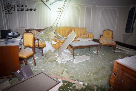Odesa: Russian Strike Hits City Center, Injuring Two and Damaging Hotel