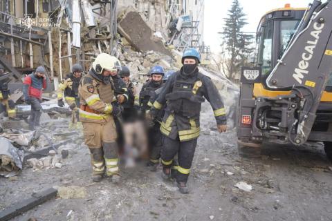 Tragedy in Izium: Rescue Operation Continues After russian Missile Strike
