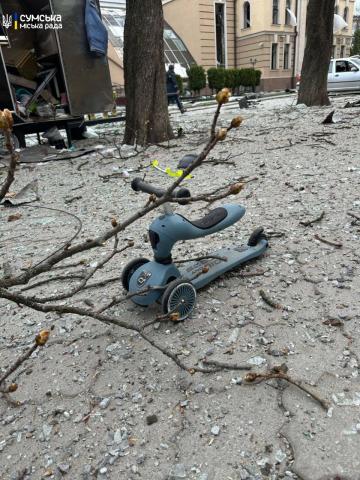 Missile Horror in Sumy: russia Targets Ordinary Life on Palm Sunday