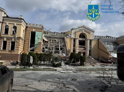 Missile Horror in Sumy: russia Targets Ordinary Life on Palm Sunday