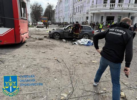 Missile Horror in Sumy: russia Targets Ordinary Life on Palm Sunday