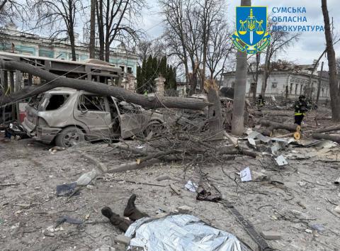 Missile Horror in Sumy: russia Targets Ordinary Life on Palm Sunday