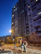 In Kiev, due to the fall of the remains of a downed missile, destruction and fire broke out in a high-rise building