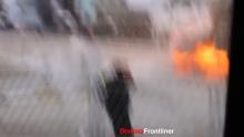 Russian troops fire on the civilian population in Irpin during the evacuation