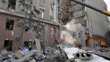In Mykolayiv, rescuers continue to dismantle the structures and remove the bodies of the victims from the rubble in the building of the Regional State Administration