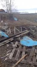 The wreckage of a Russian Su-34 near Borodyanka